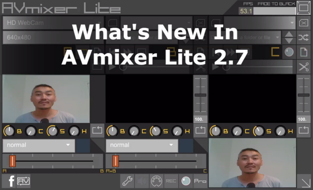 What's new in AVmixer Lite 2.7